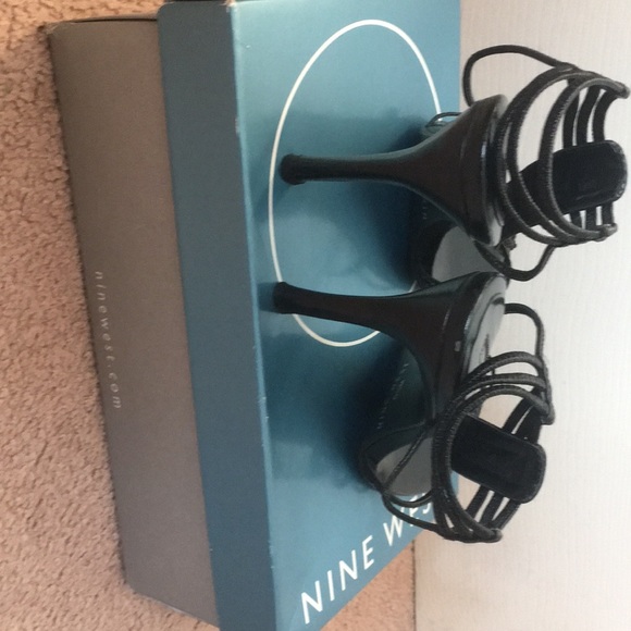 Nine West Fancy Black Sandals - Picture 3 of 4